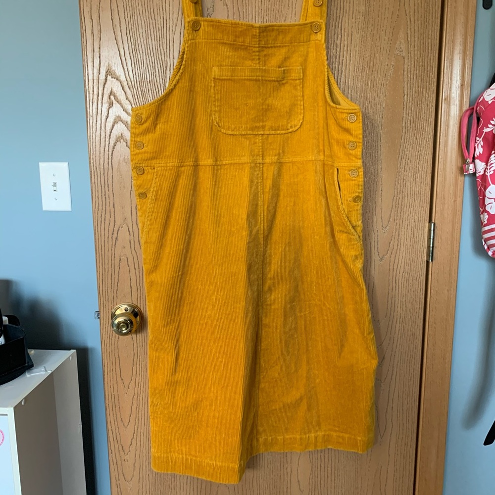 Corduroy Overall Dress